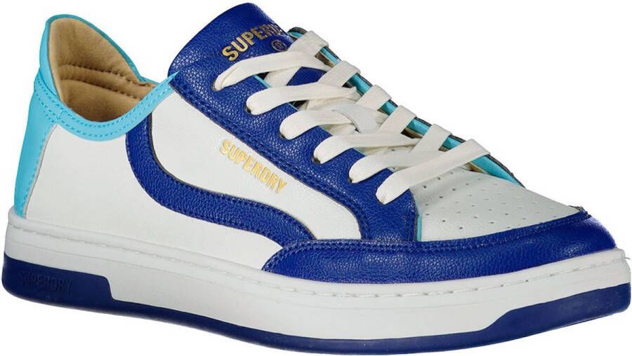 Superdry Vegan Lux Low Sneakers Heren White Navy Aqua