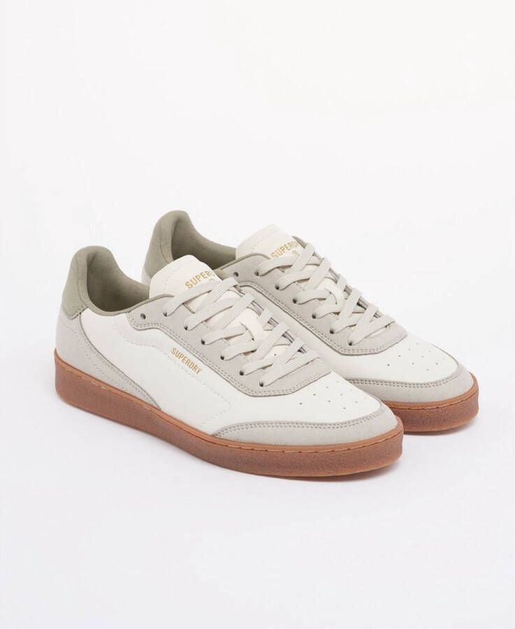 Superdry Vegan Retro Sleek Sneakers Vintage White Dames