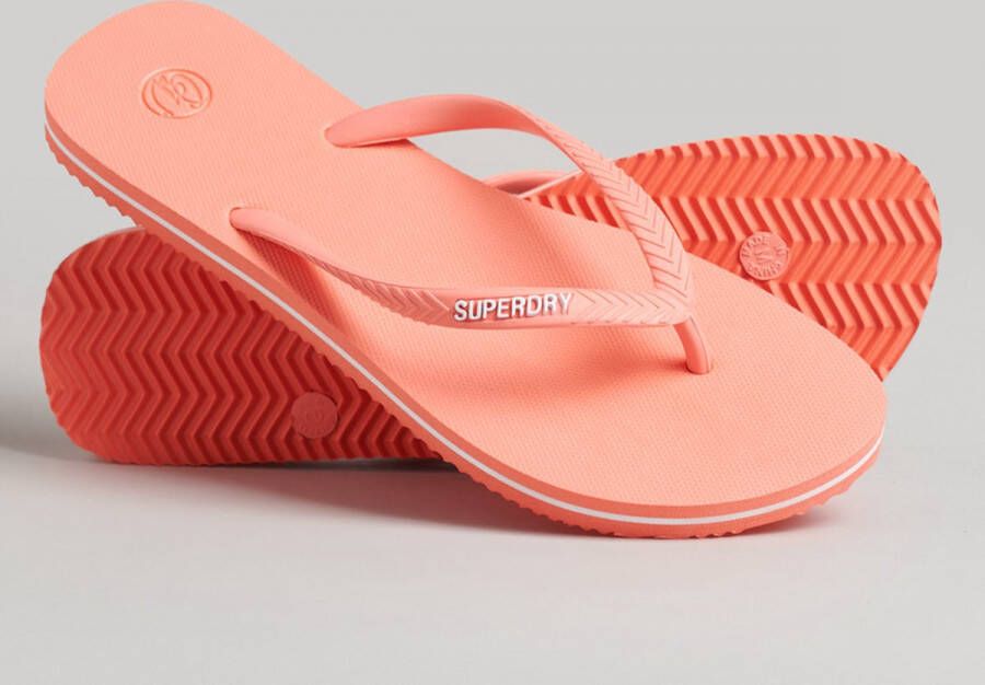 Superdry Vintage Classic Slippers Oranje Vrouw