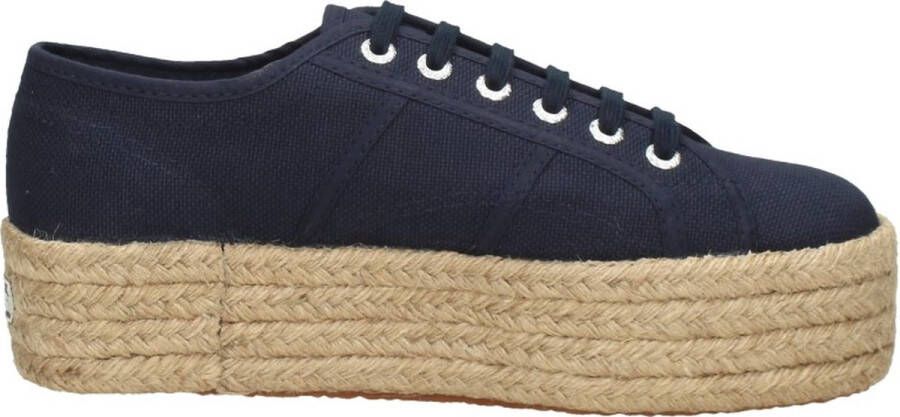 Superga 2790 Rope Veterschoenen Laag blauw