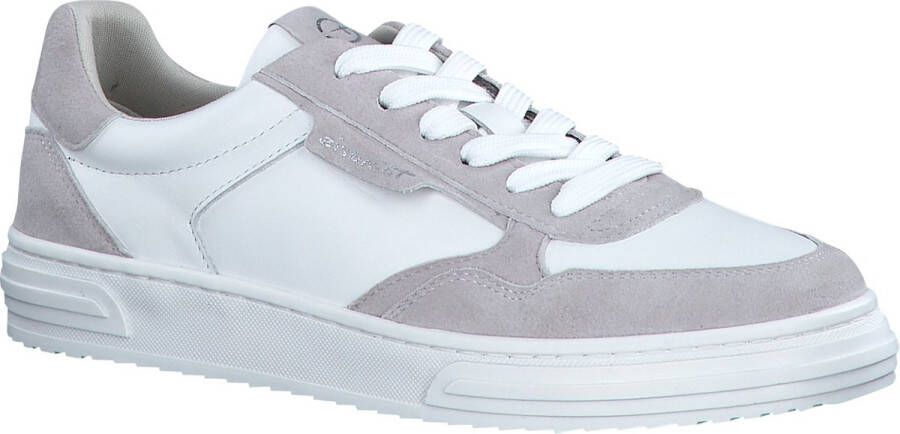 Tamaris 1-23617-42 204 Dames Lage Sneaker Damesschoenen M2361742 Wit Grijs