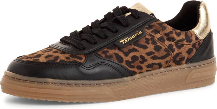 Tamaris 1-23617-42 329 Dames Lage Sneaker Dames Schoenen M2361742 Luipaard Kam