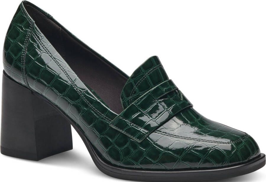 Tamaris Groene Krokodillenprint Pump Green