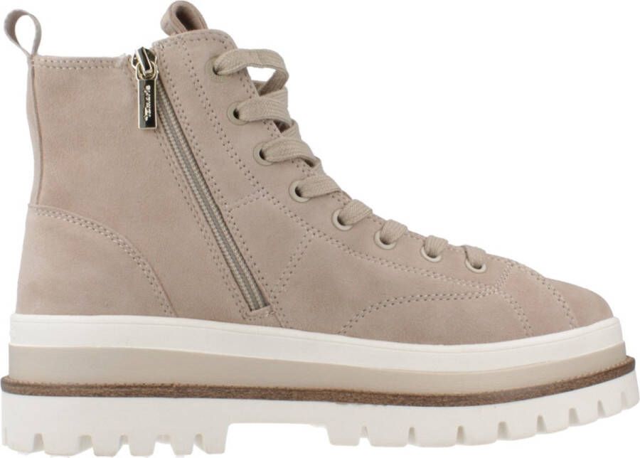 Tamaris Stijlvolle Veterschoenen Beige Dames