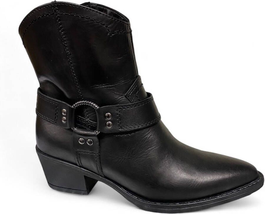 Tamaris 1-25705-43 Black Leather-western laars-city western