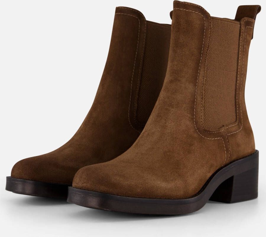 Tamaris Chelsea boots cognac Synthetisch Dames