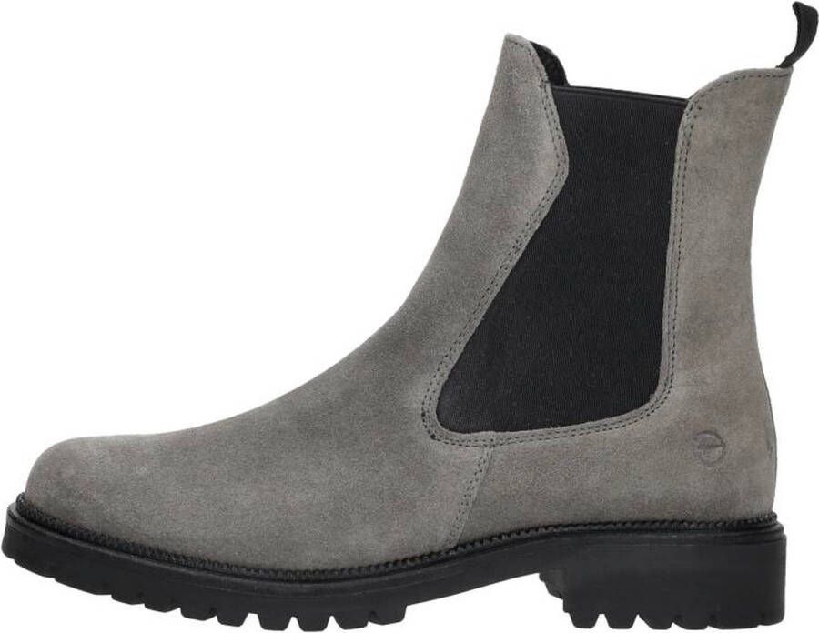 Tamaris Comfortabele Zwarte Chelsea Boot met Uitneembaar Voetbed Black Dames