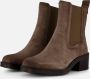 Tamaris Stijlvolle Chelsea Boots in Taupe Beige Dames - Thumbnail 6