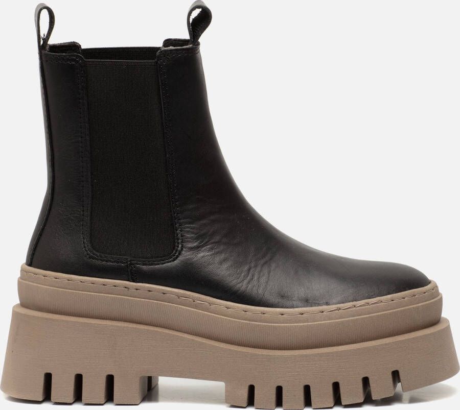 Tamaris Chelsea boots zwart Leer 182225 Dames