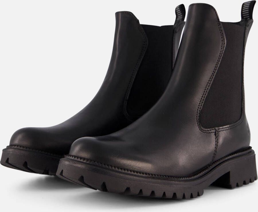 Tamaris Chelsea boots zwart Leer Dames