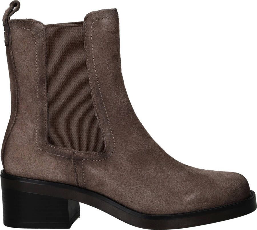 Tamaris Stijlvolle Chelsea Boots in Taupe Beige Dames