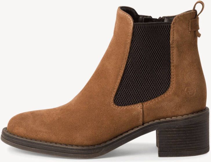 Tamaris Chelsea-boots hakken enkellaars zakelijke schoen met touch it-uitrusting