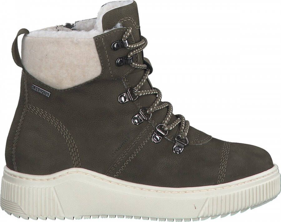 Tamaris Comfort Veterboot Vrouwen Kahki