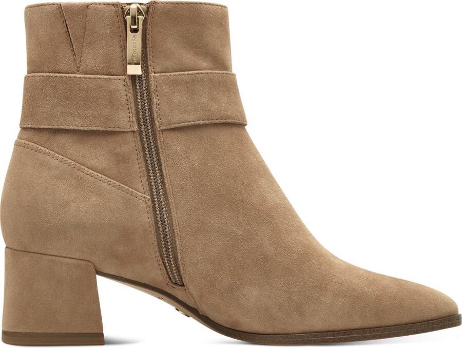 Tamaris Enkellaarsjes Dames Beige