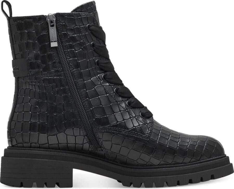 Tamaris Core Dames Laarzen BLACK CROCO