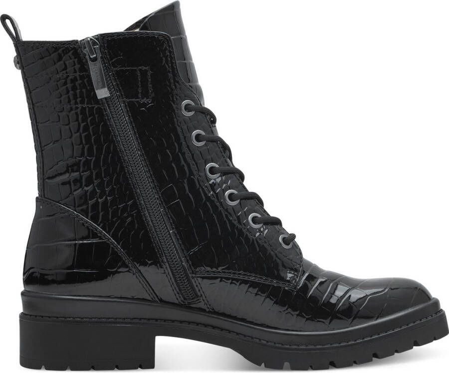 Tamaris Core Dames Laarzen BLACK CROCO