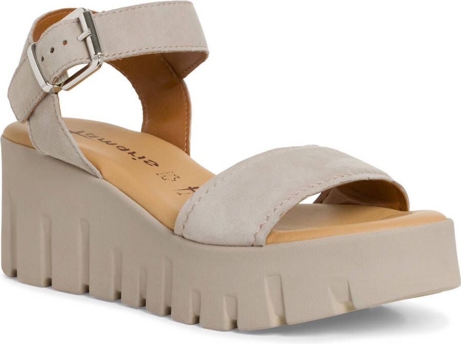 Tamaris Core Dames Sandalen TAUPE SUEDE