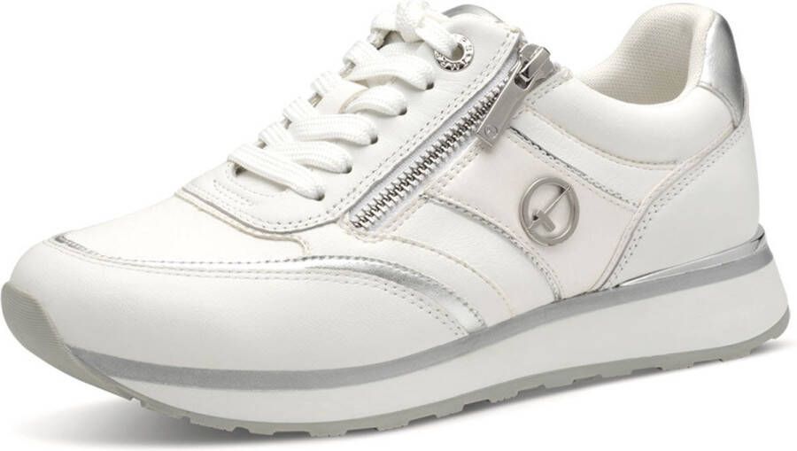 Tamaris Core Dames Sneakers WHITE SILVER