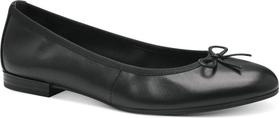 Tamaris Ballerina's Flats slipper businessschoen met decoratieve strik