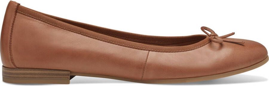 Tamaris Ballerina's Flats slipper businessschoen met decoratieve strik