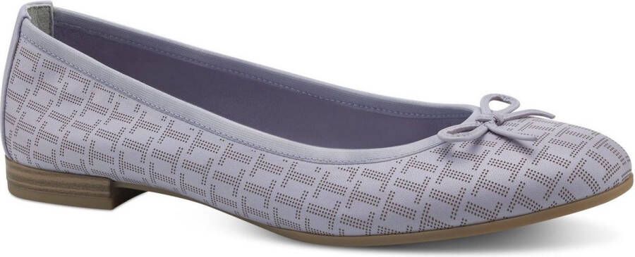 Tamaris Ballerina's Flats slipper businessschoen met decoratieve strik