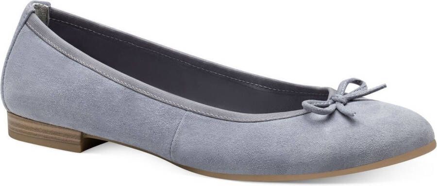 Tamaris Ballerina's Flats slipper businessschoen met decoratieve strik