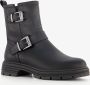 Tamaris dames biker boots zwart - Thumbnail 1