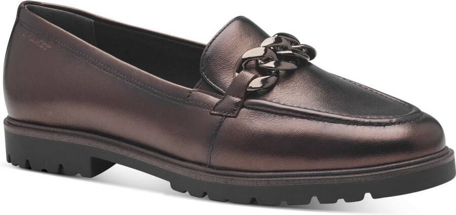 Tamaris Metallic Loafer voor Dames Brown Dames