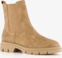 Tamaris dames chelsea boots beige - Thumbnail 1