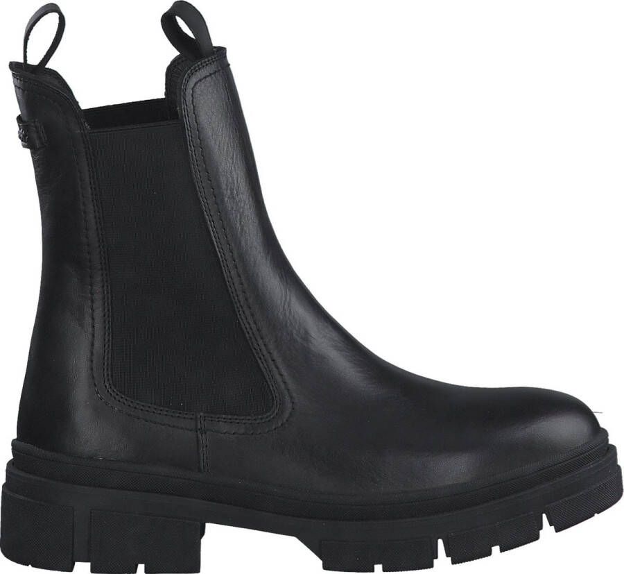 Tamaris Zwarte gesloten booties voor dames Black Dames