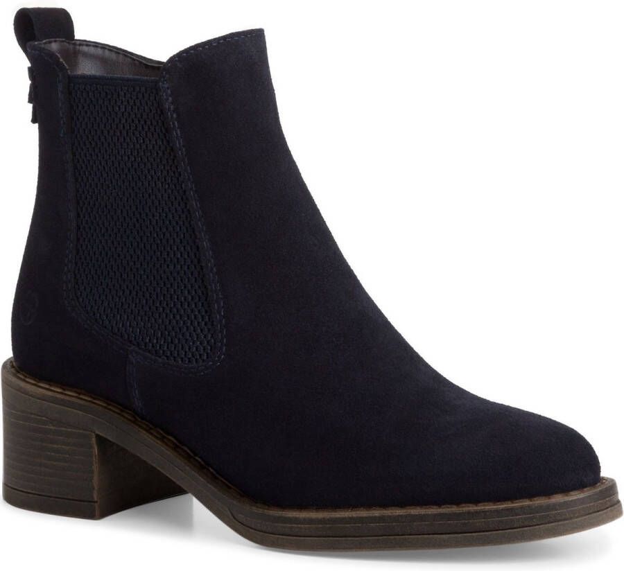 Tamaris Chelsea-boots hakken enkellaars zakelijke schoen met touch it-uitrusting