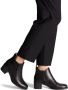 Tamaris Chelsea-boots blokhak enkellaars ankleboots met elegante lyra-perforatie - Thumbnail 1