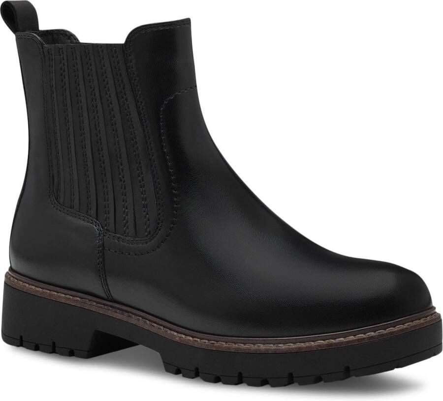 Tamaris Chelsea-boots hakken enkellaars zakelijke schoen met touch it-uitrusting