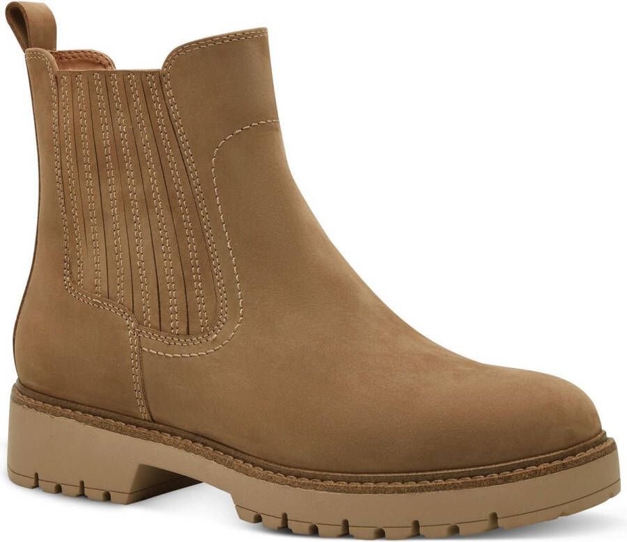 Tamaris Chelsea-boots hakken enkellaars zakelijke schoen met touch it-uitrusting