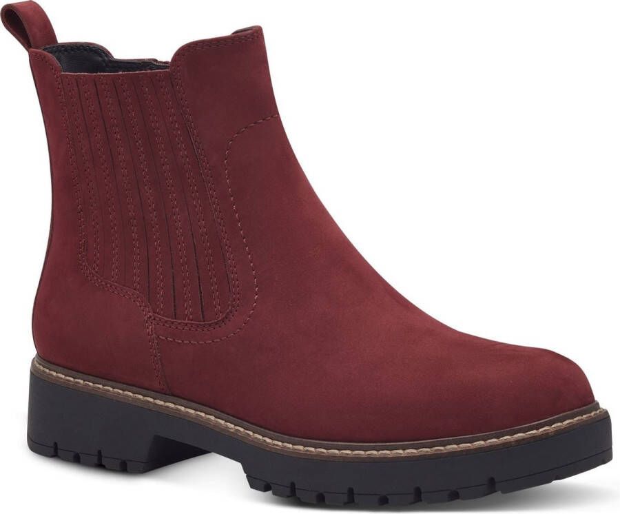 Tamaris Chelsea-boots hakken enkellaars zakelijke schoen met touch it-uitrusting