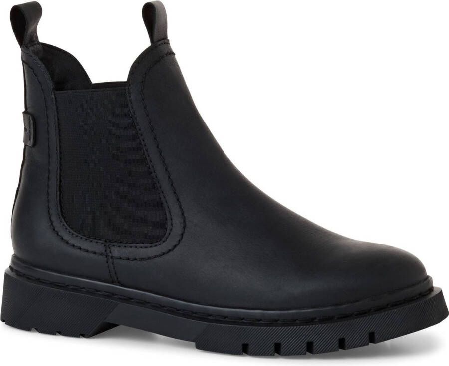 Tamaris Chelsea-boots blokhak instap laarzen enkellaars met twee aantrekloopjes