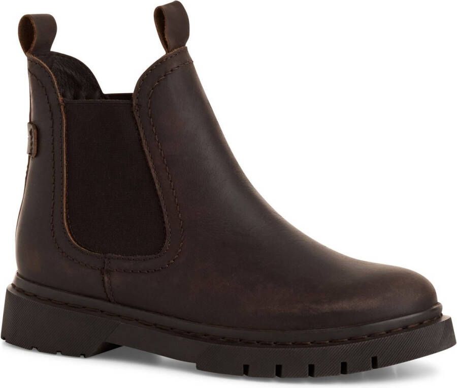 Tamaris Chelsea-boots blokhak instap laarzen enkellaars met twee aantrekloopjes