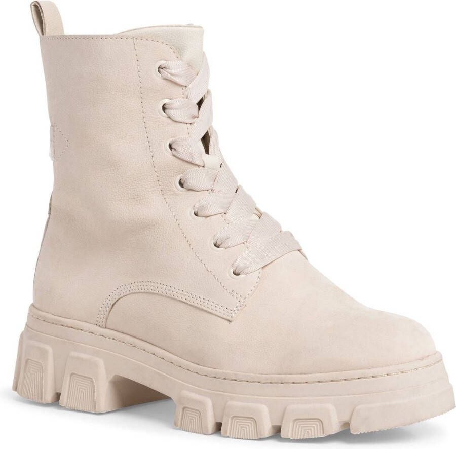 Tamaris Beige Casual Gesloten Enkellaarsjes Beige Dames