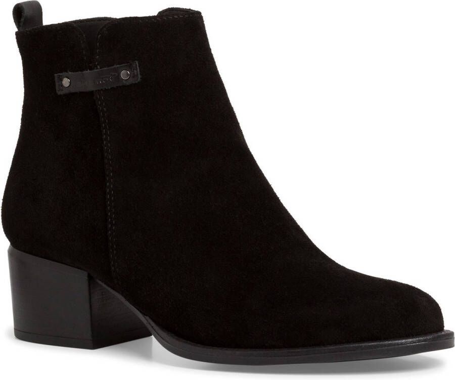 Tamaris Stijlvolle dames enkellaars voor herfst winter Black Dames