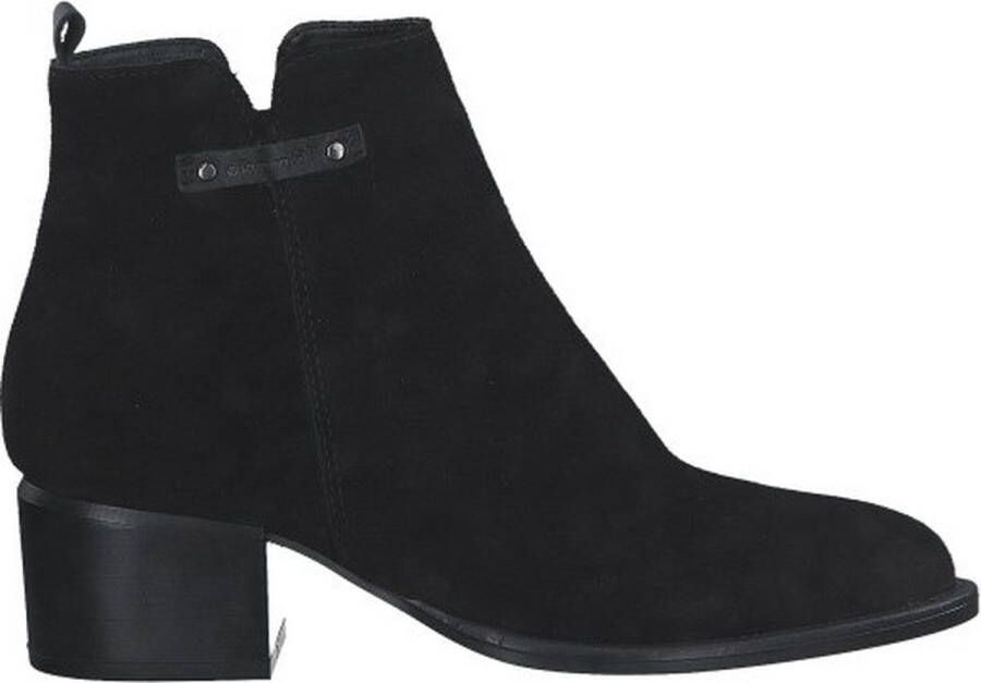 Tamaris Stijlvolle dames enkellaars voor herfst winter Black Dames