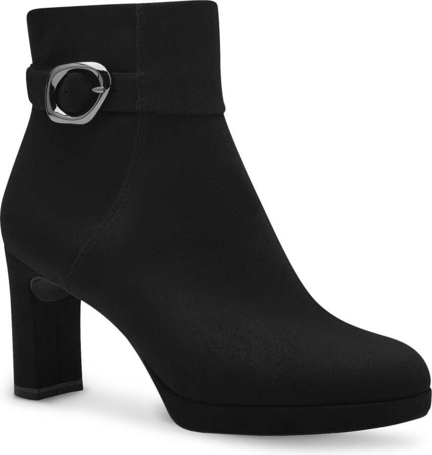 Tamaris Laarsjes blokhak avondschoen ankle-boots met elegante decoratieve gesp