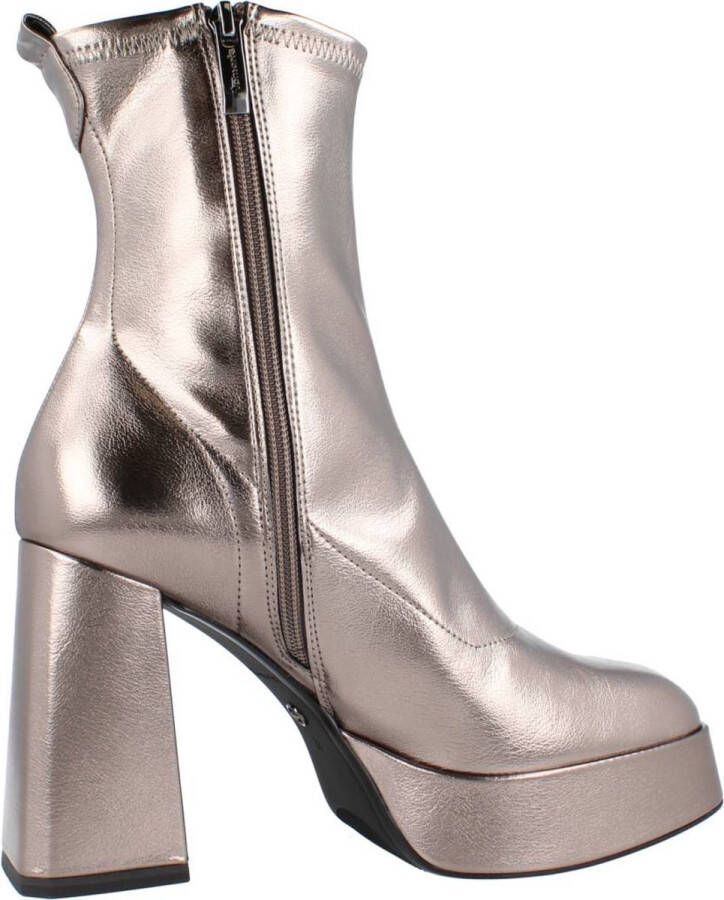 Tamaris Elegante Metallic Gesloten Booties Gray Dames