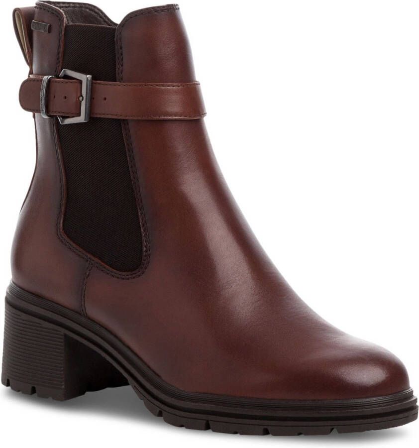 Tamaris Chelsea-boots hakken enkellaars zakelijke schoen gore tex-uitrusting