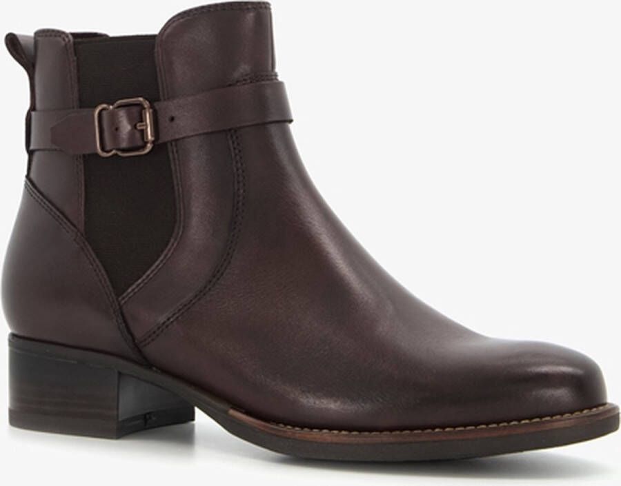 Tamaris Chelsea-boots met siergesp en stretchinzet