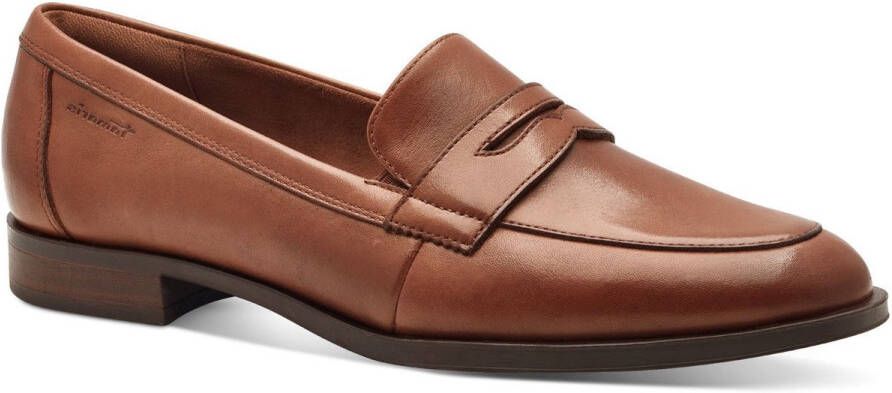 Tamaris Penny loafers met label in reliëf