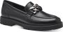 Tamaris Zwarte Leren Gesloten Loafers Black Dames - Thumbnail 6