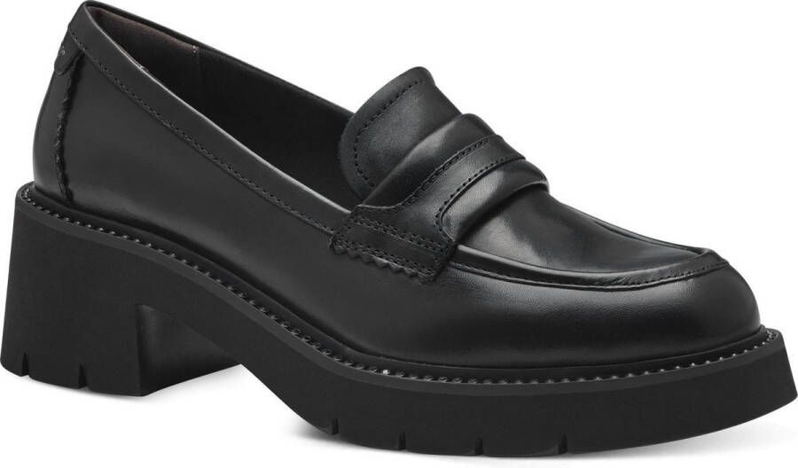 Tamaris Klassieke Zwarte Gesloten Loafers Black Dames