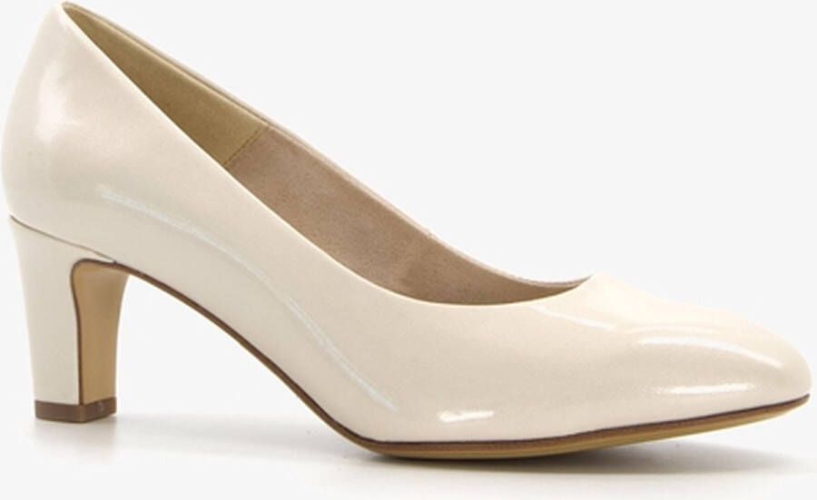 Tamaris dames lak pumps beige