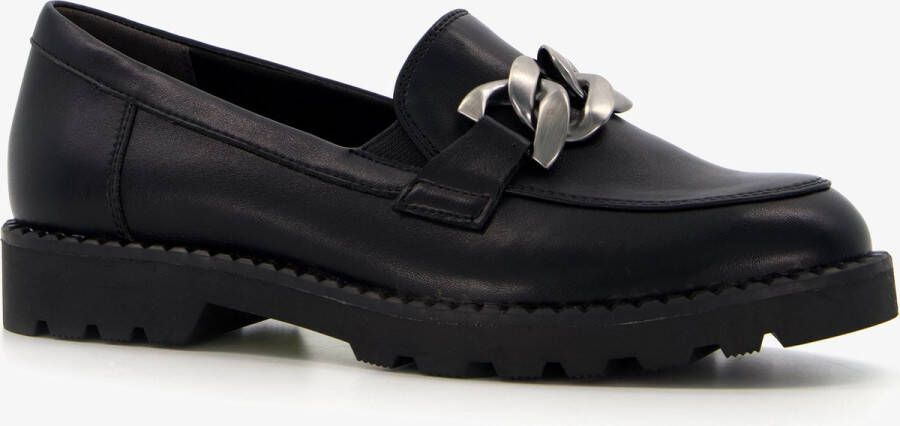 Tamaris dames loafers met gesp zwart