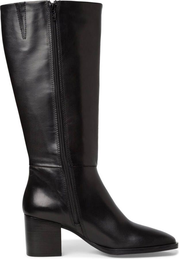 Tamaris -Dames Long Boot Heel--zwart